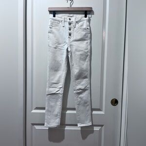 MADEWELL 10” High Rise Skinny Jeans Size 24